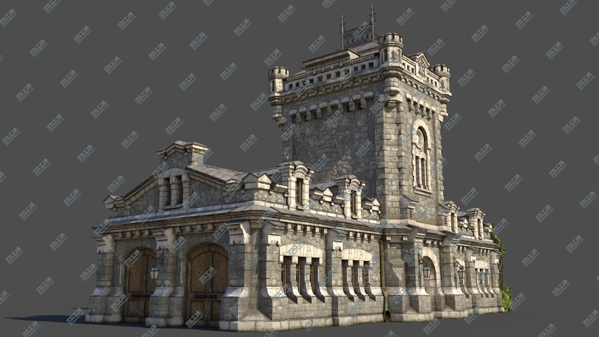 images/goods_img/202104093/3D Old Medieval Warehouse Castle model/3.jpg